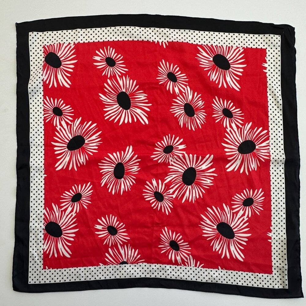 Anthropologie UK Poppy Spot Square Bandana